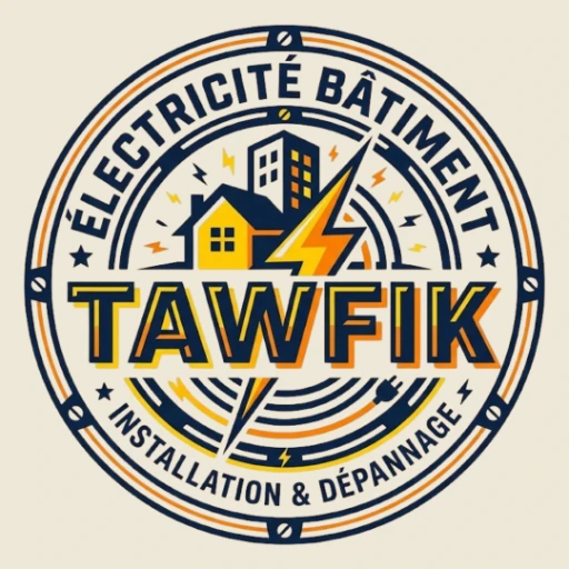Logo Tawfik Électricité Bâtiment Logo Tawfik Électricité Bâtiment